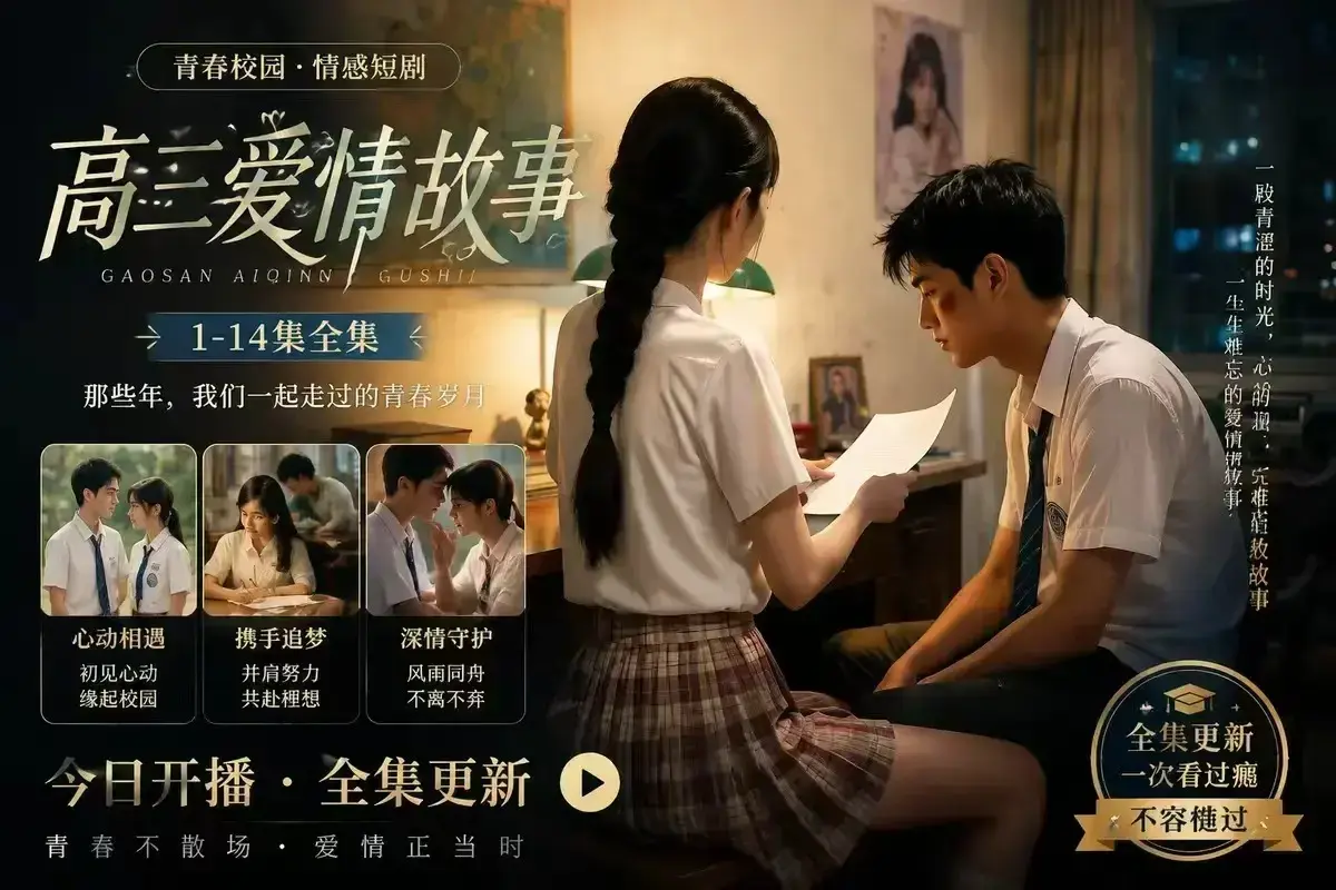 《B中爱情故事》AI短剧全集高清观看-4KHDR未删减完整版-误会篇剧情在线秒存