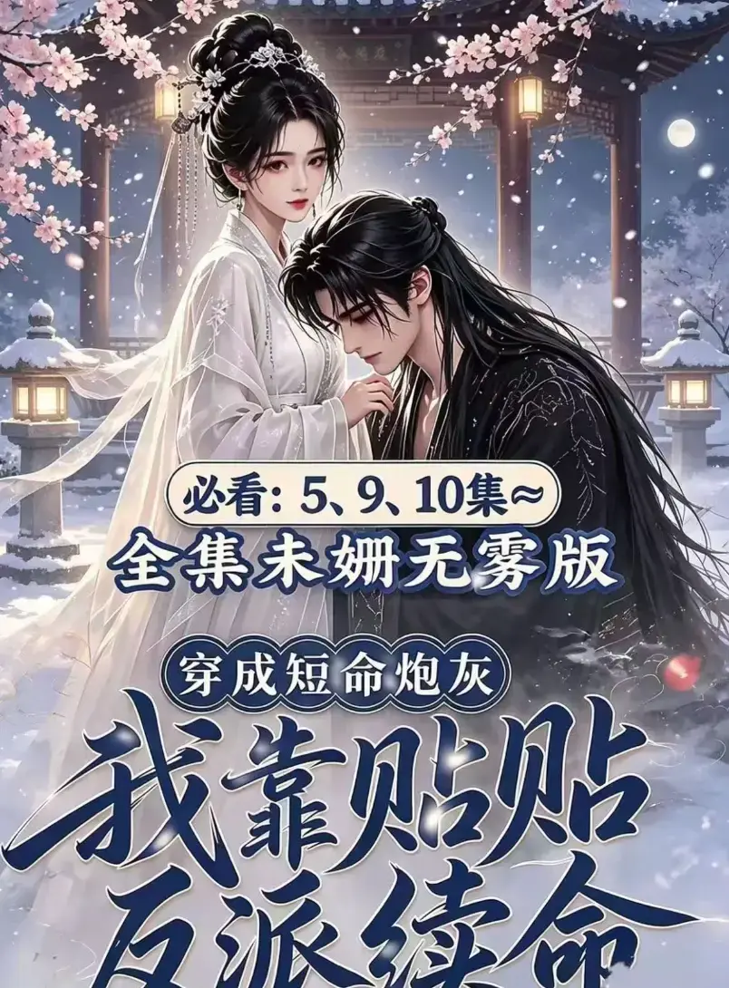 穿书超甜爽剧《穿成短命炮灰我靠贴贴反派续命》AI漫剧未删减高清全集完整版 - 无广告在线播放免费看 - 资源下载网盘追剧