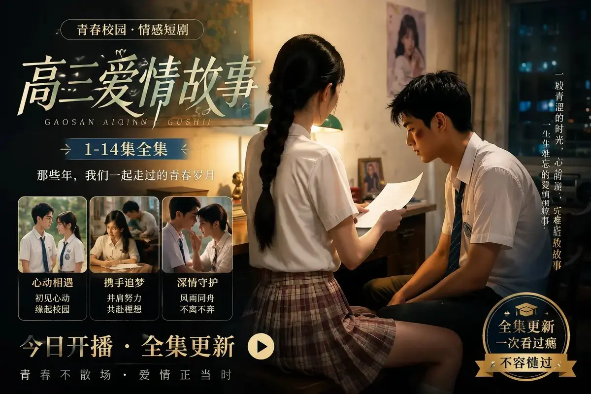 黄果魔改AI短剧系列《b中高三爱情故事》高清未删减全集在线观看 - 《高三爱情故事 if篇》蓝光修复中字版 - 百度/阿里云盘资源直链 - 高清零卡顿全程高能无尿点免费观看